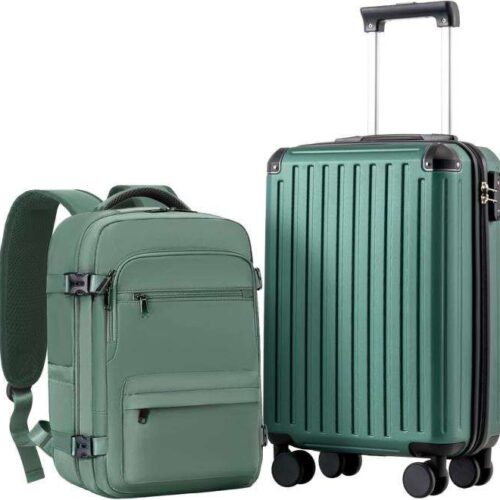 COOLIFE Cabin Suitcase & Bag Set