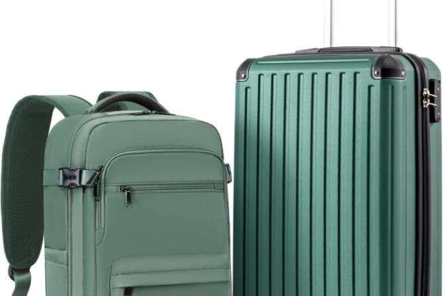 COOLIFE Cabin Suitcase & Bag Set